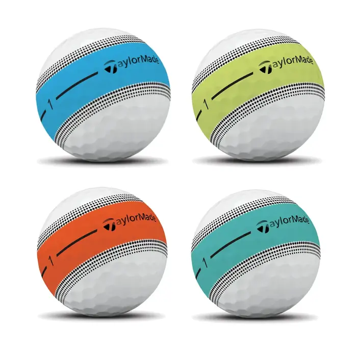 TaylorMade TaylorMade Tour Response Stripe Multi Golfballen 2026 - Wit - 12 Stuks