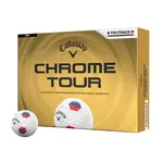 Callaway Chrome Tour TruTrack Golfballen 2026 - Wit - 12 Stuks