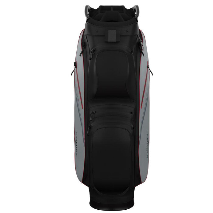 Callaway Callaway Chase 14 Dry Waterproof Cartbag 2026 - Zwart Grijs Rood