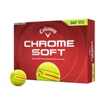 Callaway Chrome Soft 360 Triple Track Golf Balls 2026 - Yellow - 12 Pack