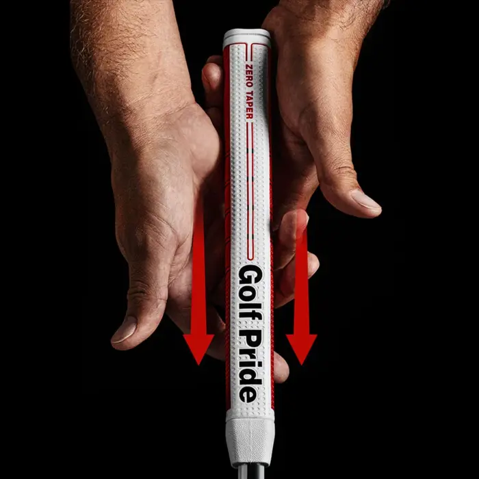 GolfPride GolfPride Zero Taper Medium Putter Grip 58R - Rot Weiß