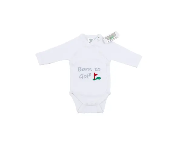 VIB VIB Nova Golf 'Born to Golfr' Romper - White