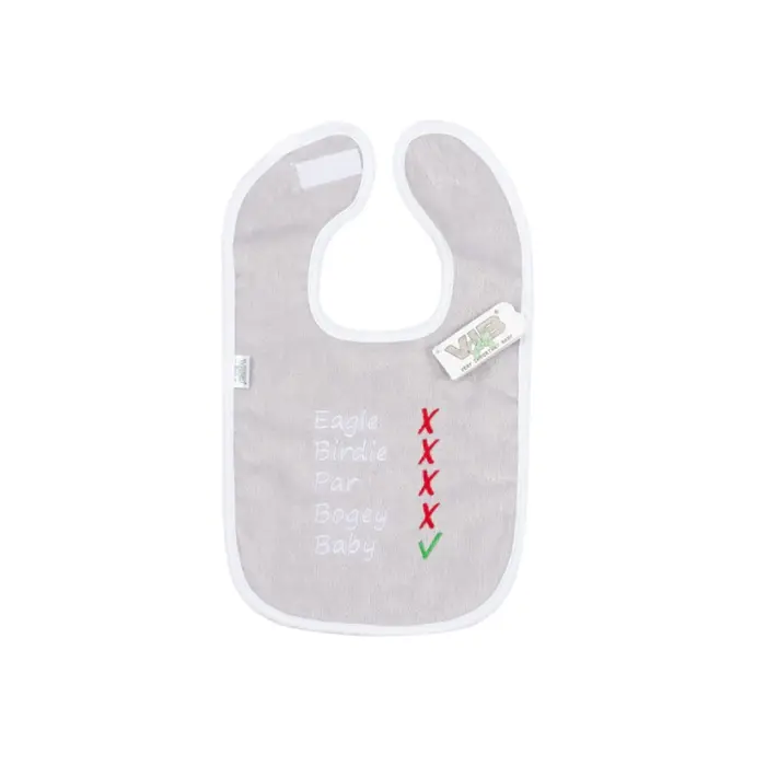 VIB VIB Nova Golf 'Eagle, Birdie ..' Bib - Grey White