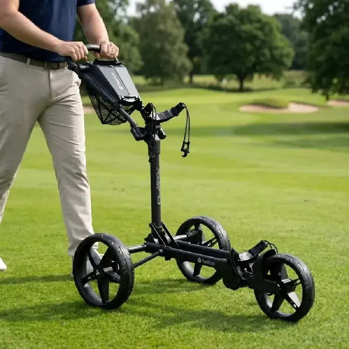 FastFold FastFold Compact+ Chariot de golf - Gris Noir