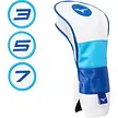 Mizuno Mizuno Tour Housse de tête de fer universelle - Blanc Bleu