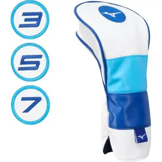 Mizuno Mizuno Tour Universelles Fairwayholz Headcover - Weiß Blau