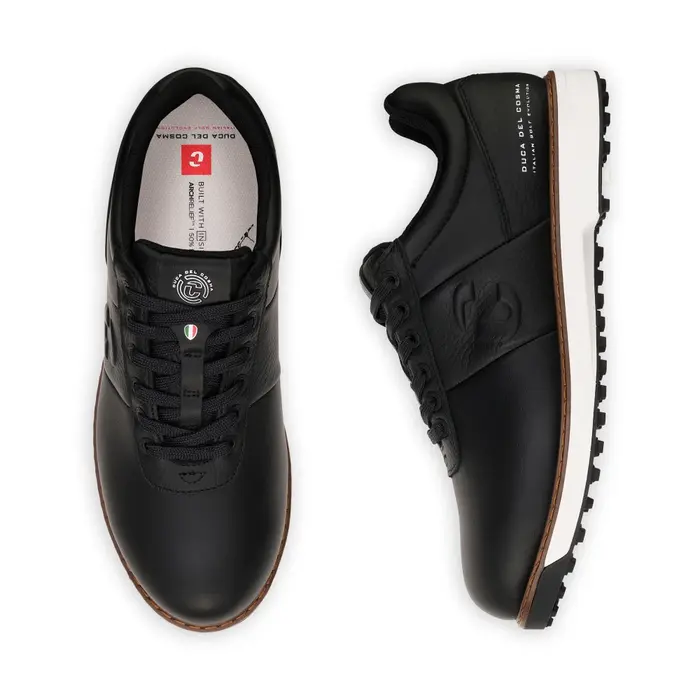 Duca del Cosma Duca del Cosma Bosco Chaussures de Golf pour Hommes - Noir