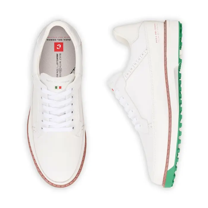 Duca del Cosma Duca del Cosma Davinci Leggero Heren Golfschoenen - Wit