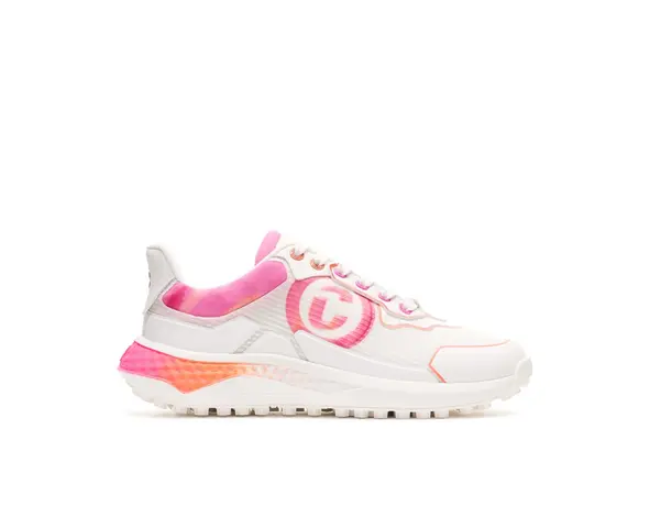 Duca del Cosma Duca del Cosma Vieste Dames Golfschoenen - Wit Roze