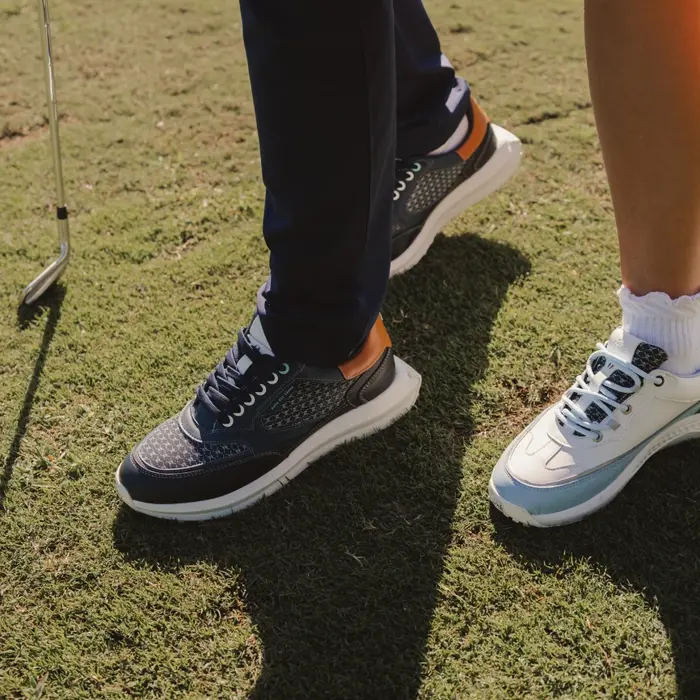 Duca del Cosma Duca del Cosma Asara Ladies Golf Shoes - White Light Blue