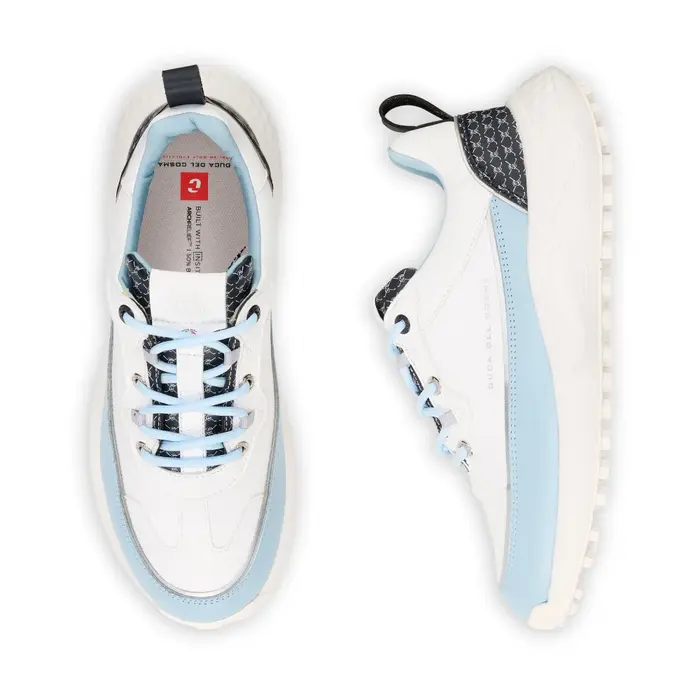 Duca del Cosma Duca del Cosma Asara Ladies Golf Shoes - White Light Blue