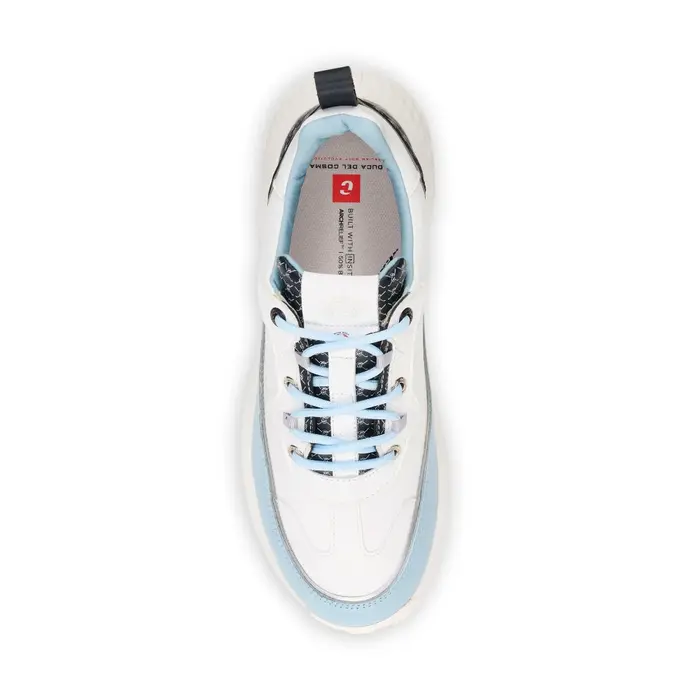 Duca del Cosma Duca del Cosma Asara Chaussures de Golf Femme - Blanc Bleu