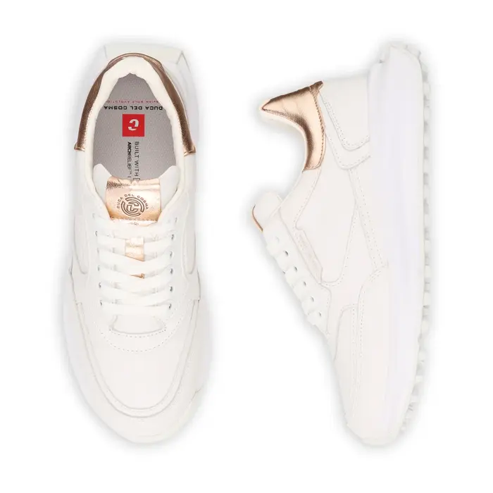 Duca del Cosma Duca del Cosma Olivera 2 Ladies Golf Shoes - White Rose Gold