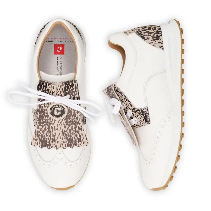 Duca del Cosma Duca del Cosma Pasqualle Chaussures de Golf pour Femmes - Blanc