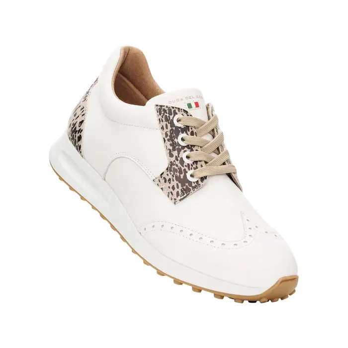 Duca del Cosma Duca del Cosma Pasqualle Chaussures de Golf pour Femmes - Blanc