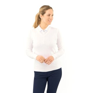 Pure Golf Pure Golf Suzie Summerweight Jersey - Blanco