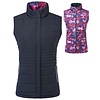 Pure Golf Eve Reversible Gilet - Autumn Aquarelle