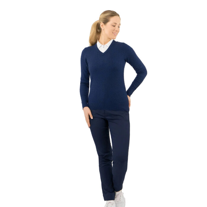 Pure Golf Pure Golf Suzie Sommergewicht Pullover - Marineblau