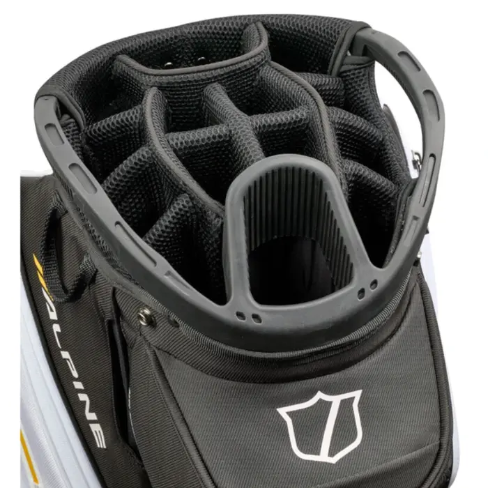 Wilson Wilson Alpine Cartbag 2026 - Schwarz Weiß Orange