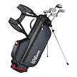 Wilson Wilson Profile JGi 8-Delige Junior Golfset | Standbag - Grijs Rood (8-11 Jaar)