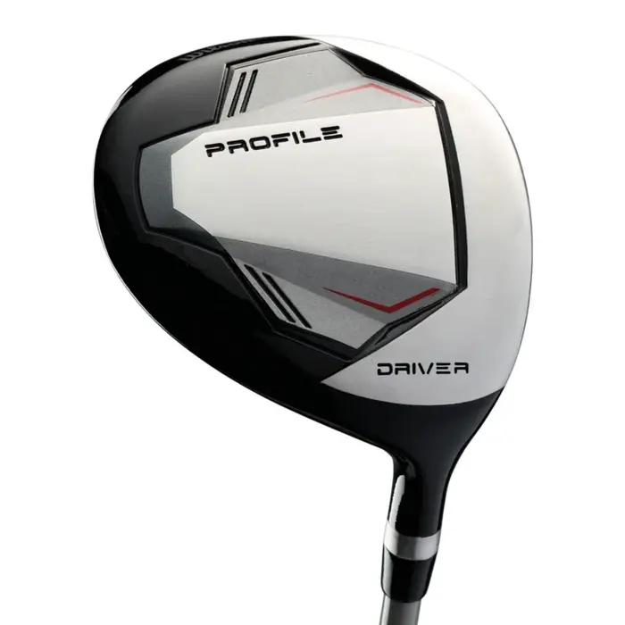 Wilson Wilson Profile Set de Golf Junior de 9 Piezas | Bolsa de golf trípode - Negro Gris (11-14 Años)