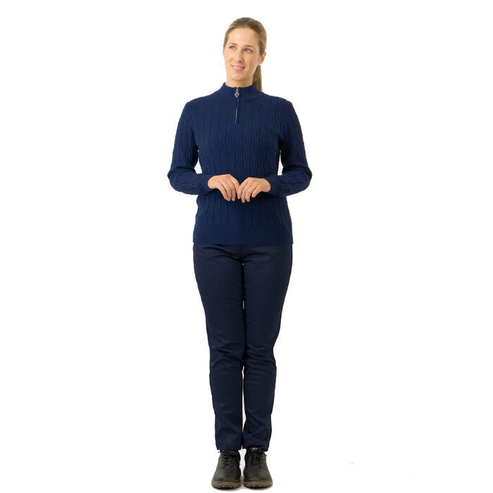 Pure Golf Pure Golf Sorell Lined Pullover (Margot Knit) - Marineblau
