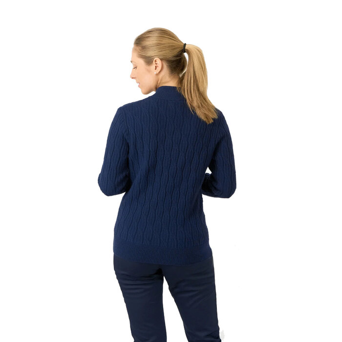 Pure Golf Pure Golf Sorell Lined Pullover (Margot Knit) - Marineblau