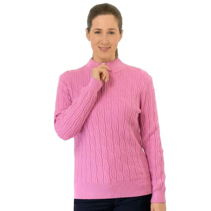Pure Golf Pure Golf Sorell Pull Doublé (Margot Knit) - Rose