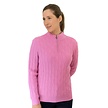 Pure Golf Pure Golf Sorell Lined Pullover (Margot Knit) - Rosa