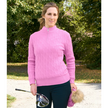Pure Golf Pure Golf Sorell Lined Pullover (Margot Knit) - Rosa