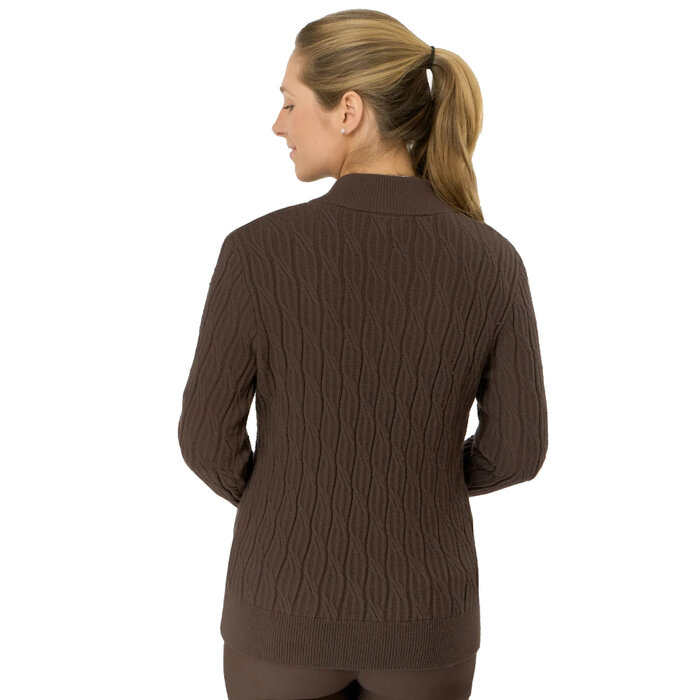 Pure Golf Pure Golf Sorell Pull Doublé (Margot Knit) - Marron