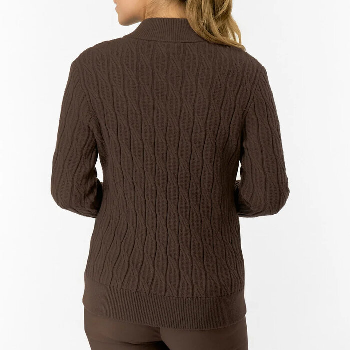 Pure Golf Pure Golf Sorell Lined Trui (Margot Knit) - Bruin