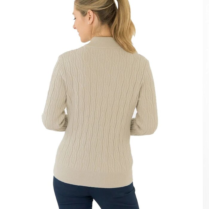 Pure Golf Pure Golf Sorell Lined Trui (Margot Knit) - Beige