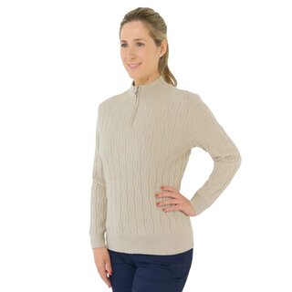 Pure Golf Pure Golf Sorell Gevoerde Trui (Margot Knit) - Beige