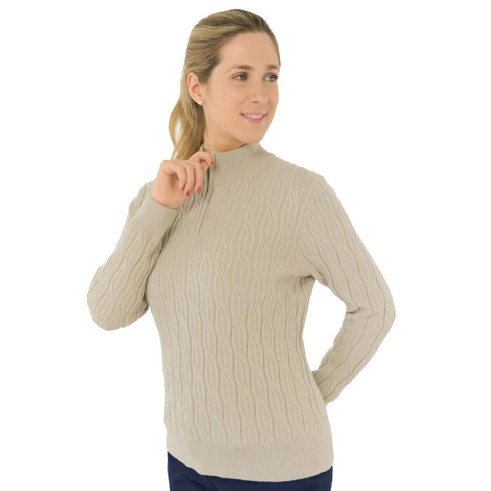 Pure Golf Pure Golf Sorell Gefütterter Pullover (Margot Knit) - Beige