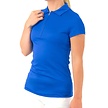 Pure Golf Pure Golf Thrive Cap Sleeve Polo Shirt - Bleu