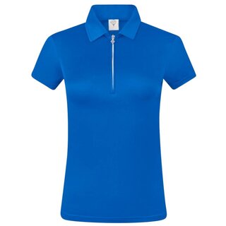 Pure Golf Pure Golf Thrive Cap Sleeve Polo Shirt - Azul