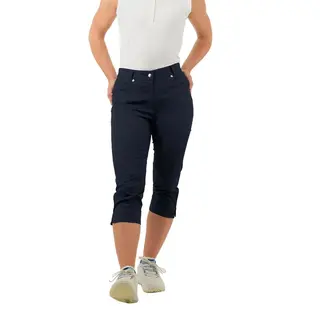 Pure Golf Pure Golf Trust2 Capri Damen Golfhose - Marineblau
