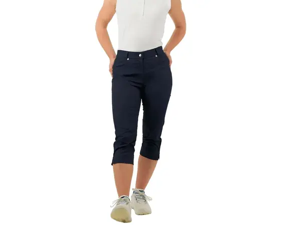 Pure Golf Pure Golf Trust2 Capri Dames Golfbroek - Marineblauw