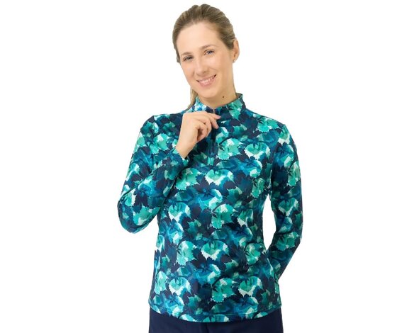 Pure Golf Pure Golf Arusha Mid-layer met Lange Mouwen - Blauw Groen