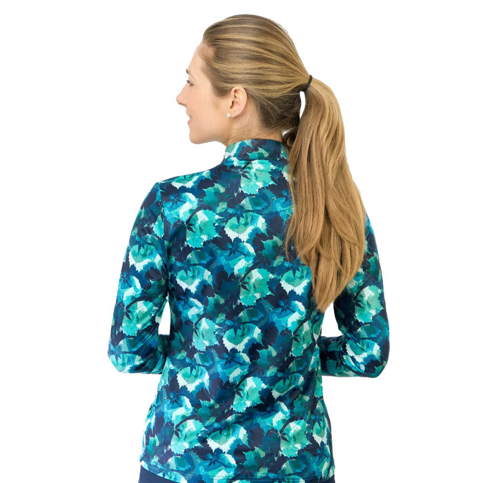 Pure Golf Pure Golf Arusha Long Sleeve Mid Layer - Leaf Lagoon