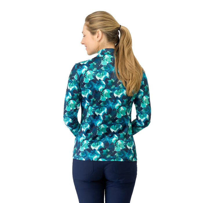 Pure Golf Pure Golf Arusha Mid-layer met Lange Mouwen - Blauw Groen