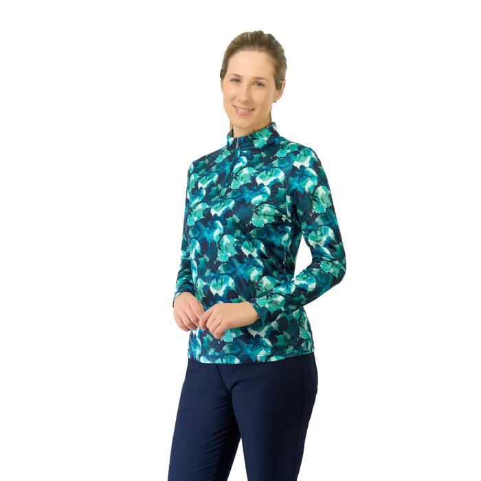 Pure Golf Pure Golf Arusha Mid-layer met Lange Mouwen - Blauw Groen