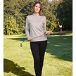 Pure Golf Pure Golf Arusha Mid-layer met Lange Mouwen - Bruin Wit