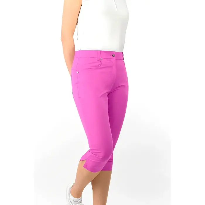 Pure Golf Pure Golf Trust2 Capri Women’s Golf Trousers - Azalea Pink