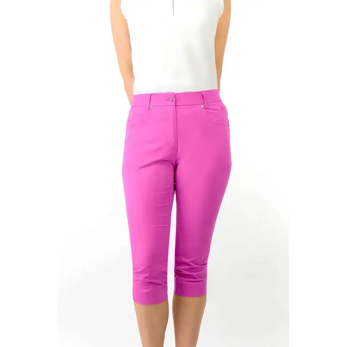 Pure Golf Pure Golf Trust2 Capri Dames Golfbroek - Roze