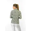 Pure Golf Pure Golf Serenity Zip-Up Long-Sleeved Golf Shirt – White Green