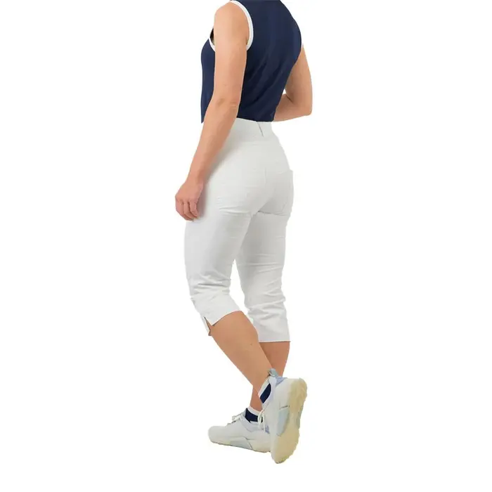 Pure Golf Pure Golf Trust2 Capri Dames Golfbroek - Wit