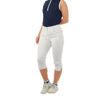 Pure Golf Pure Golf Trust2 Capri Women’s Golf Trousers - White