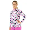 Pure Golf Pure Golf Serenity Zip-Up Long-Sleeved Golf Shirt – Portrait of Paradise